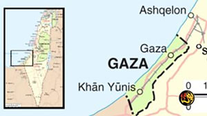 GAZA Map Israel Condemns US Role In UN Ceasefire Resolution