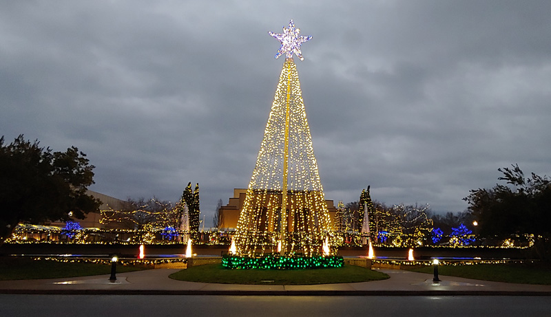 BJU Christmas Lights