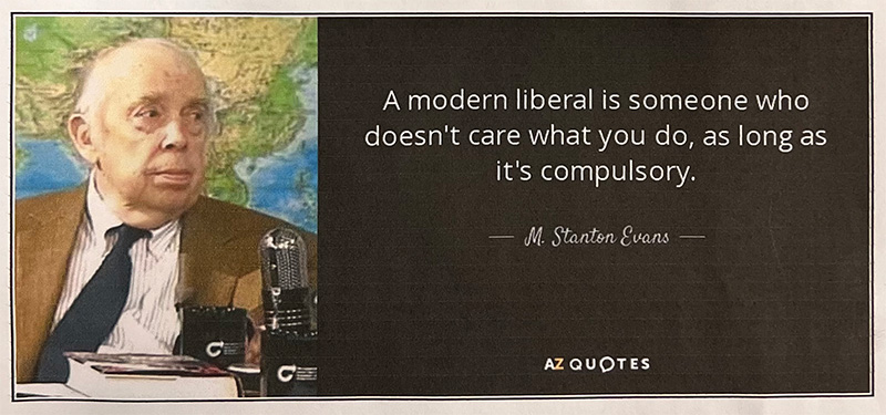 A modern Liberal is someone who doesnt care