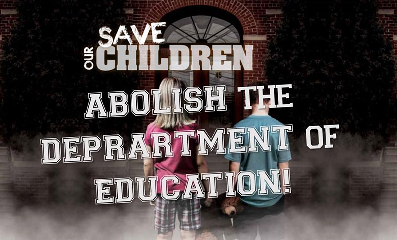 Abolish The Department of Education