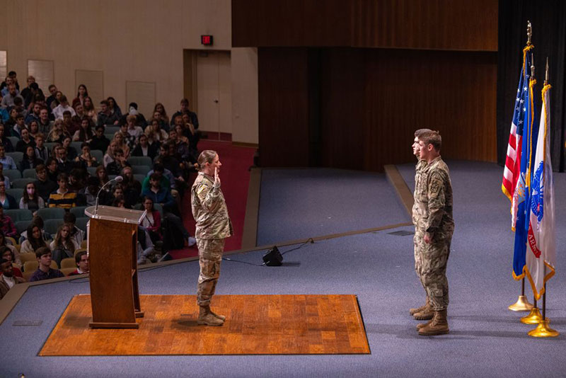 Army ROTC Contracting Ceremony 2021