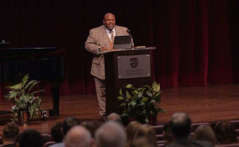 BJU Nicolas Ellen Speaks at 2023 Core 0Conference