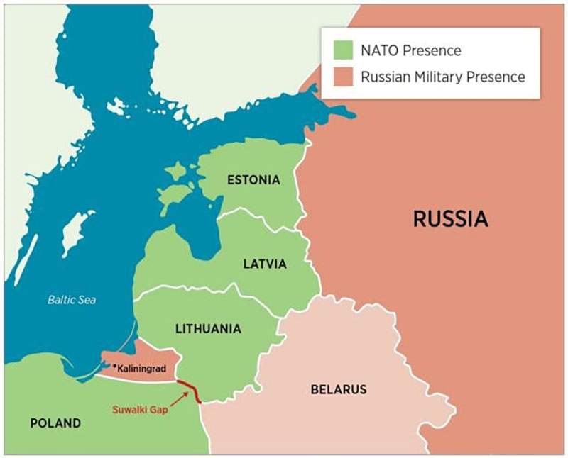 Baltic States Map