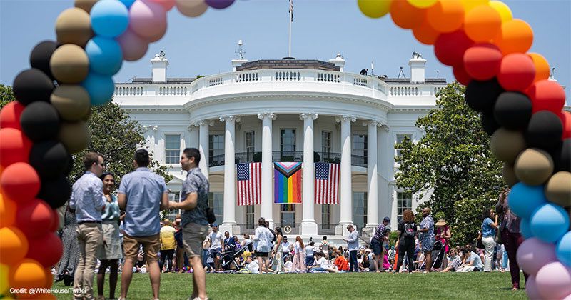 Biden Puts Progress Flags on Par with Old Glory