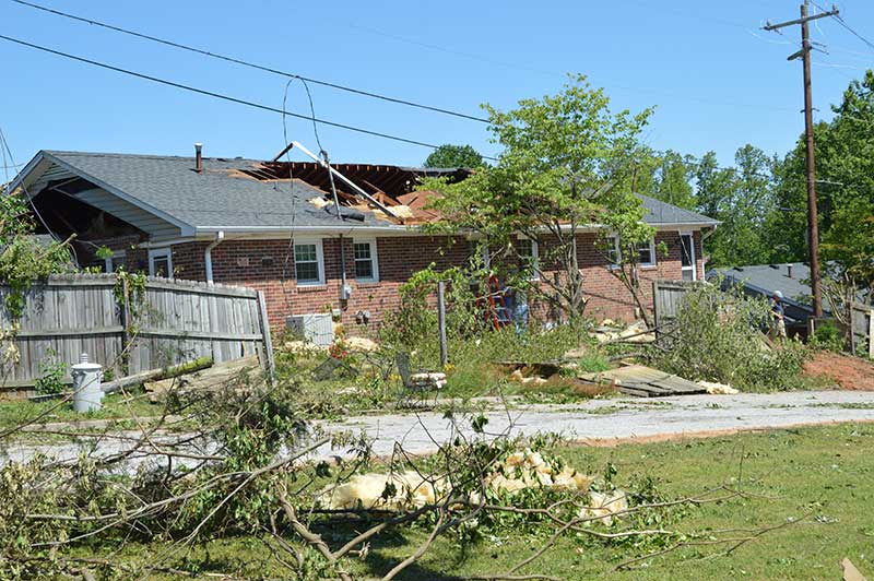 Tornadoes Hit Greenville, SC