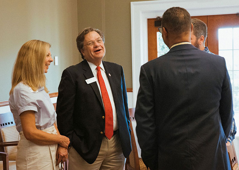 Fants Honored at Faculty Tea