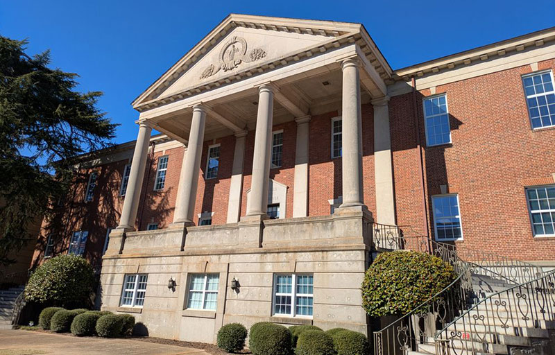 Front of the Greenville County Courthouse
