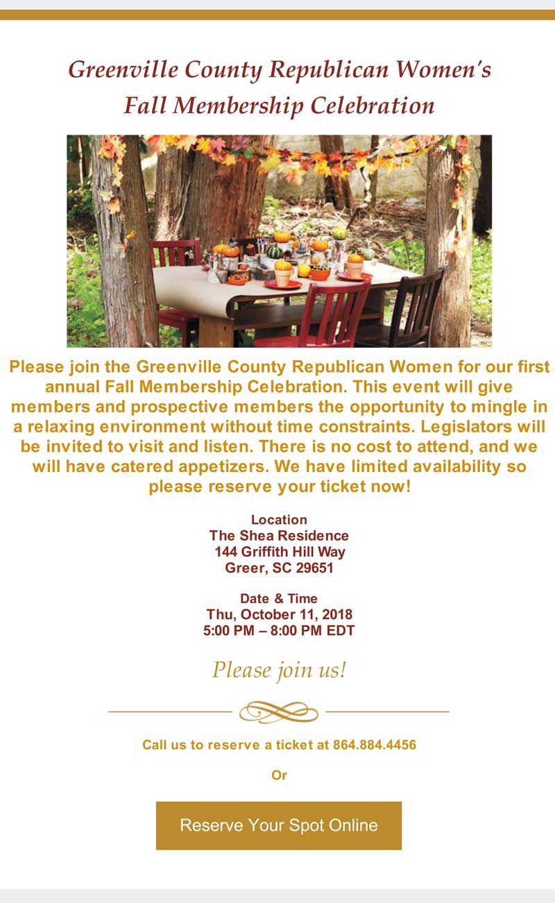 GCRW Fall Celebration