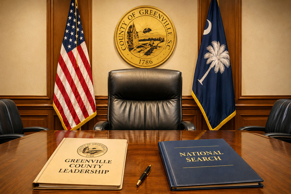 Greenville County Administrator Search local vs national