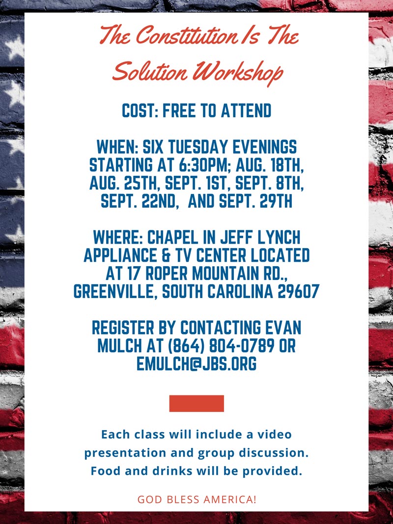 Greenville Constitution Workshop