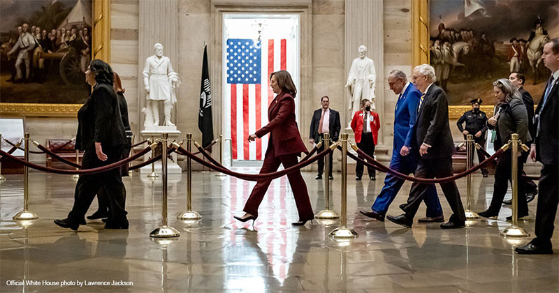 Harris Urges Senate to Abolish Filibuster in order to Resurrect Roe