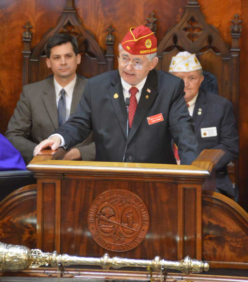 James W. Oxford Speaks to SC State Legislature 2