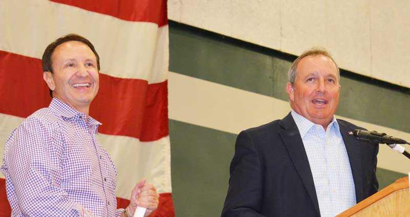 Rep. Jeff Duncan (right) and Louisiana Attorney Gen. Jeff Landry.