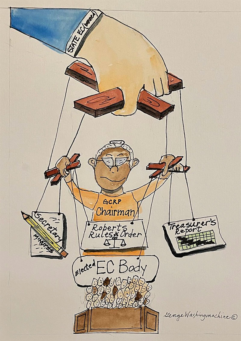 The Greenville Puppet Master - Judy T Cartoon 2 2023