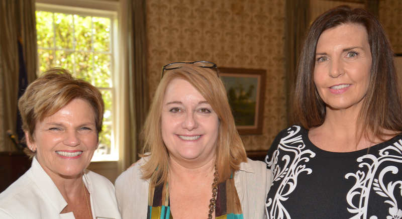 From left: GCRWC President Julie Hershey, Ashley Landess, president of the South Carolina Policy Council, and Stacey Shea.