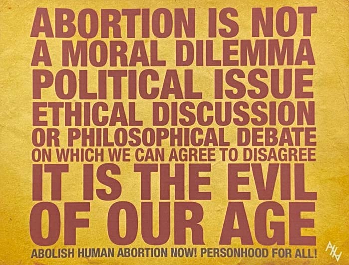 Lamb Abortion Is Not A Moral Dilemma