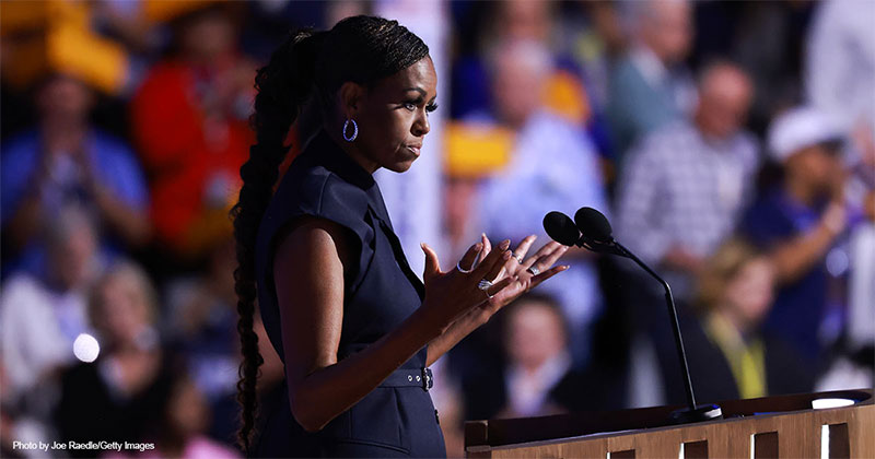 Michelle Obama Endorses Porn in Schools and Transing Kids on DNC Day 2