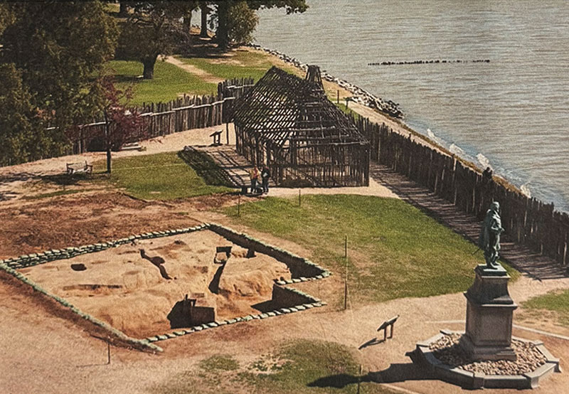 Original Fort at Jamestown 1607