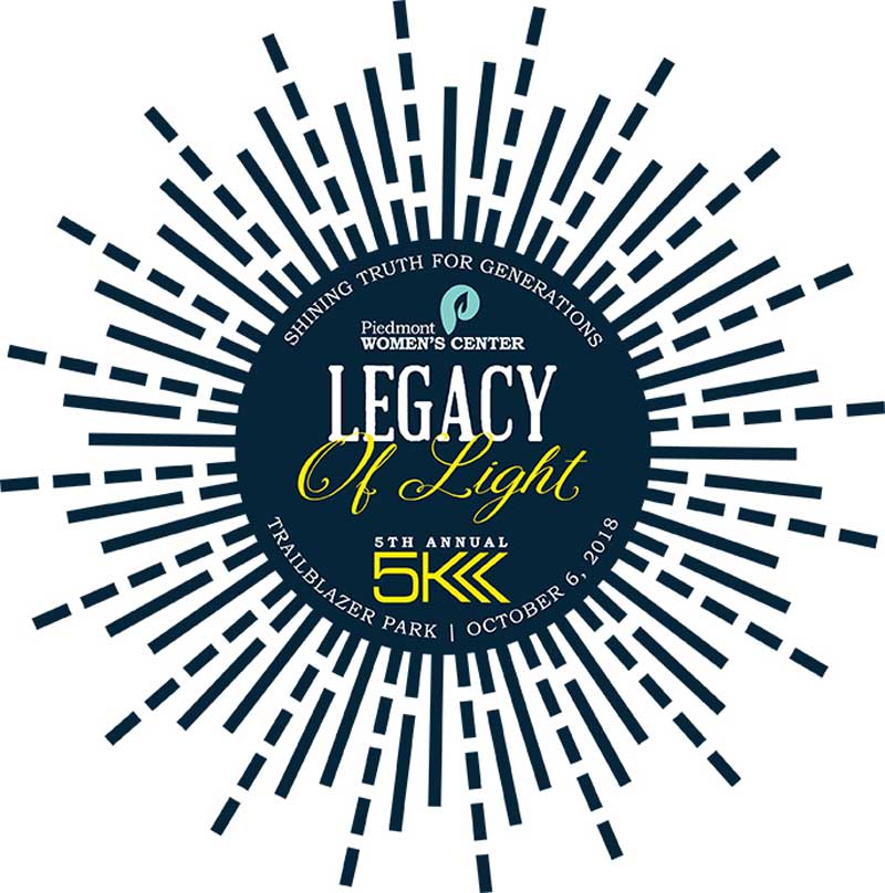Piedmont Women's Center 5K 2018 Logo