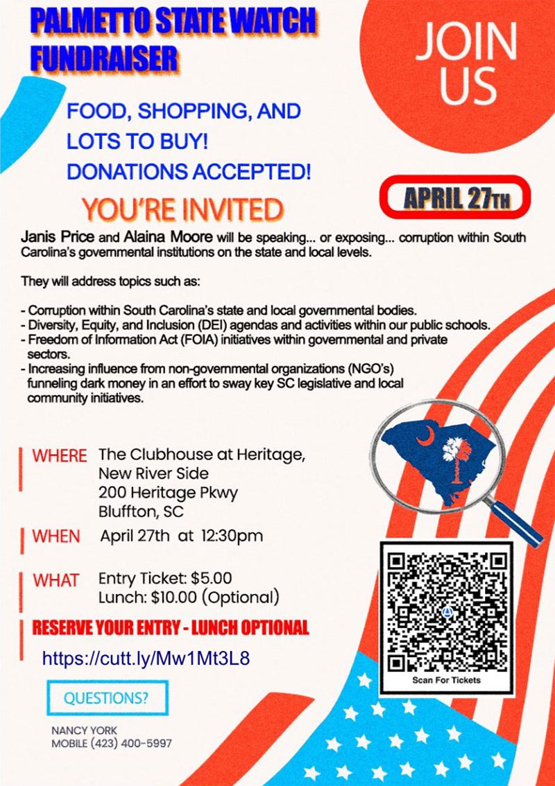Palmetto State Watch Fundraiser 2024