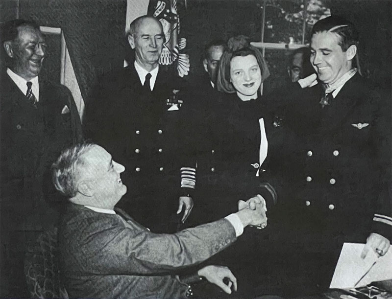 President Franklin Roosevelt Awards Edward OHare
