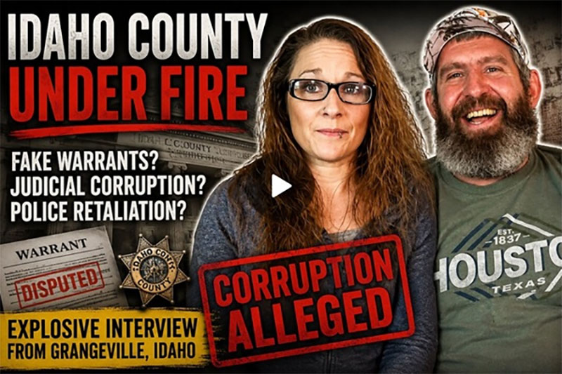 Idaho County Under Fire: Residents Allege Corruption, Fake Warrants & Retaliation - Whalen Report