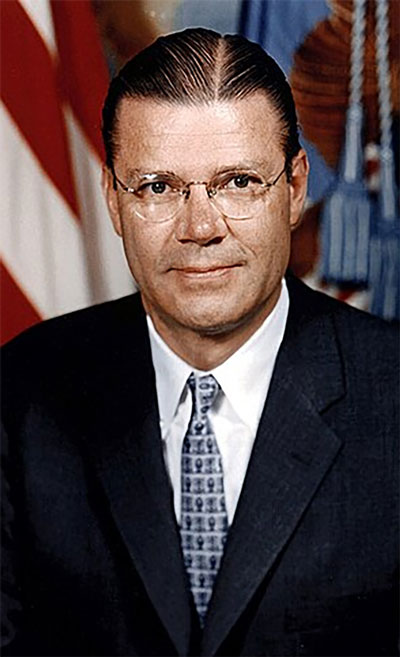 Robert S McNamara Sec of Defense under Kennedy and Johnson