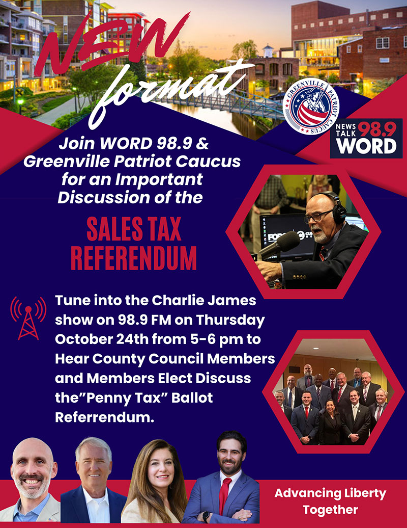 Sales Tax Referendum with Charlie James