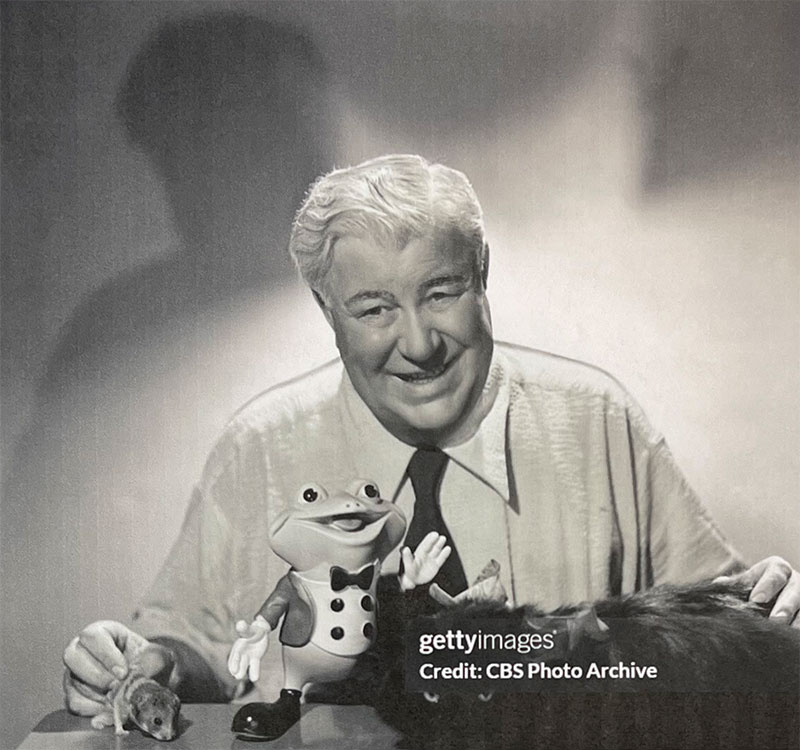 Smilin Ed McConnell 1882 1954 with Froggy the Gremlin