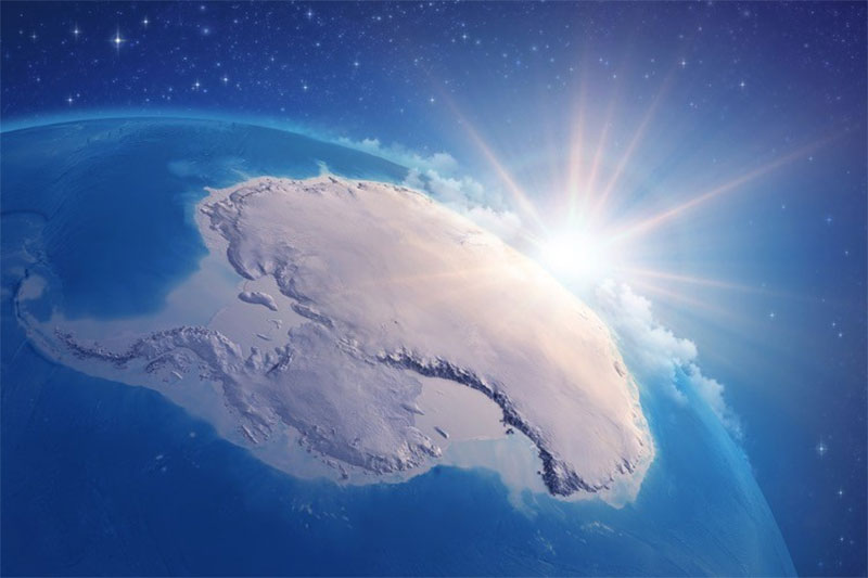 South Pole Climate Change
