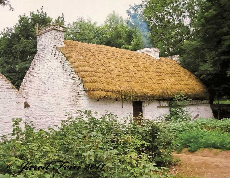 A Thactched Roof Cottage in Croatia, similar to the one in which my grandmother Kata was borA Thatched Roof Cottage in Croatia, similar to the one in which my grandmother Kata was born in 1884.n in 1884.