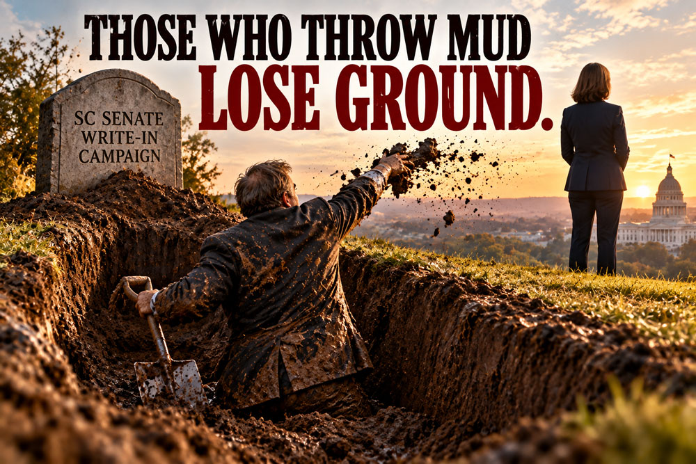 Throwing Mud Losing Ground