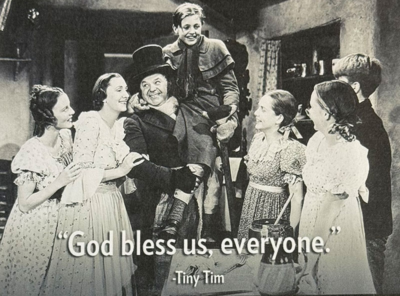 Tiny Tims Christmas Message