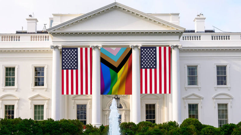 White House Disgraces US Flag at Pride Month event