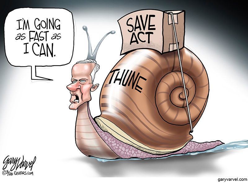 Gary Varvel Political Cartoon