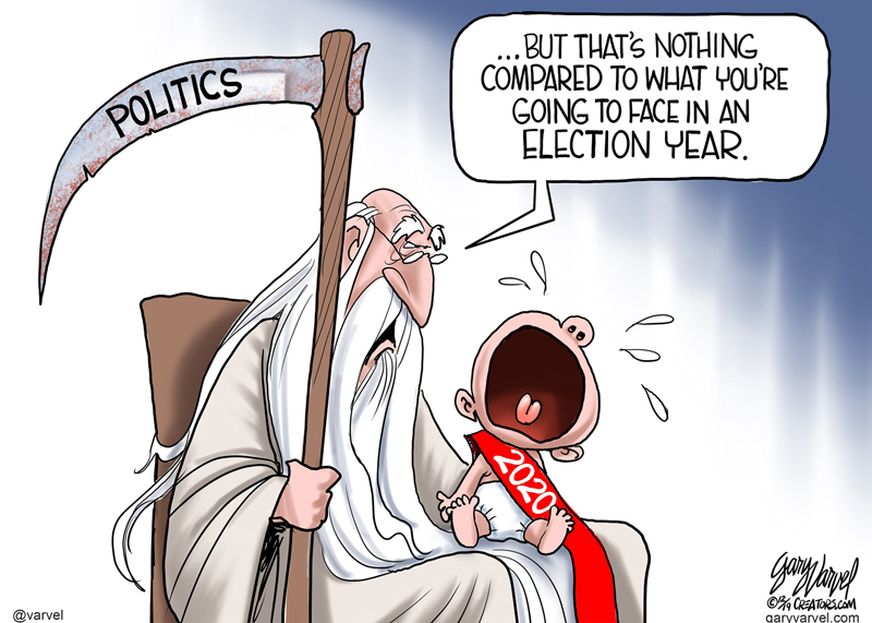 Gary Varvel Political Cartoon