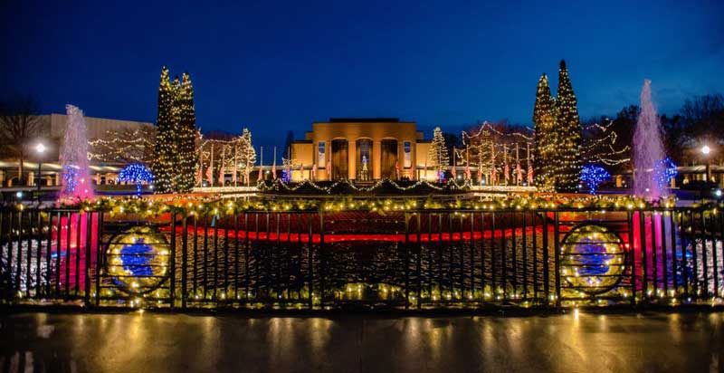 BJU Christmas Lights