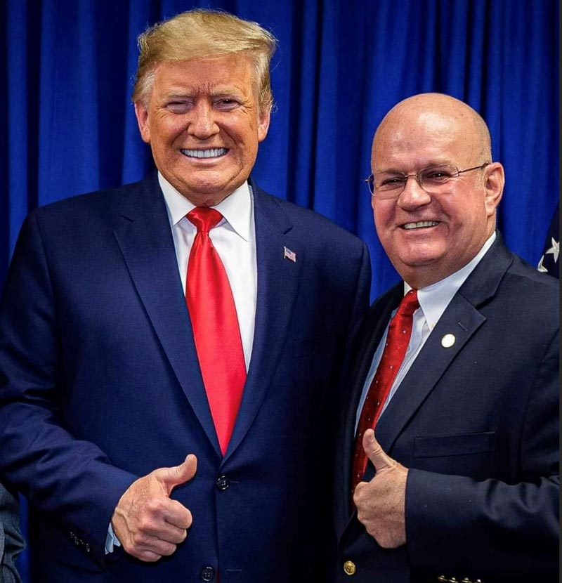 Donald Trump and Pressley Stutts