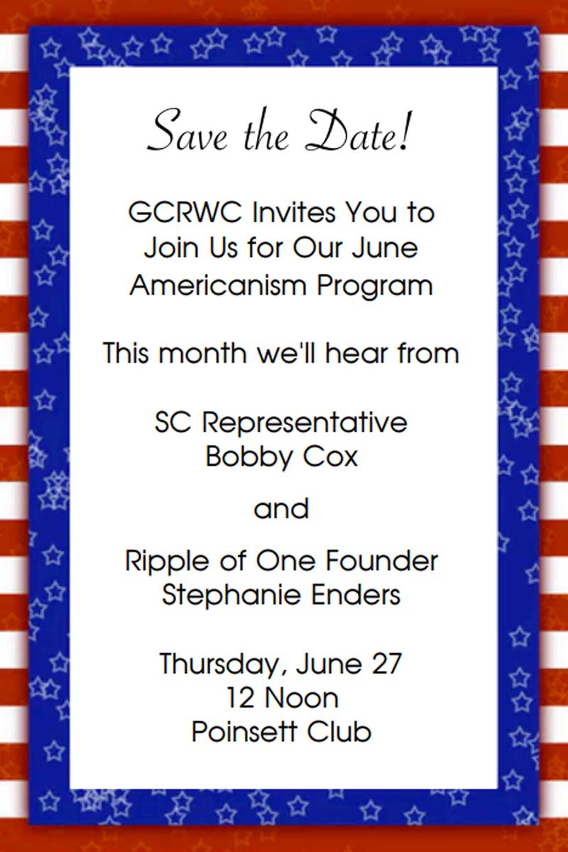 GCRWC Americanism Program
