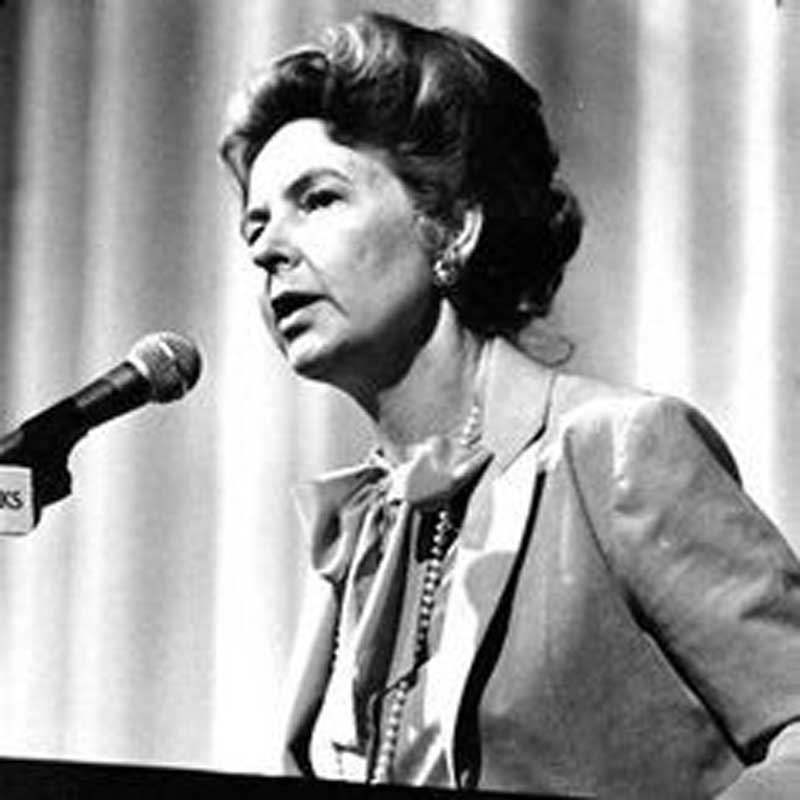 Phyllis Schlafly BW