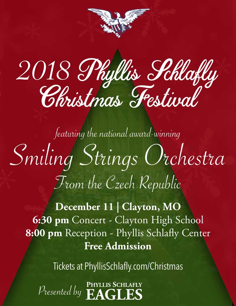 Phyllis Schlafly Christmas Festival 2018