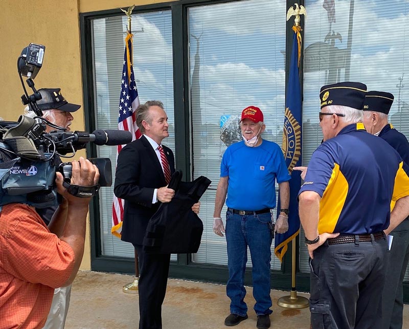 Steve Shaw bulletproof vest