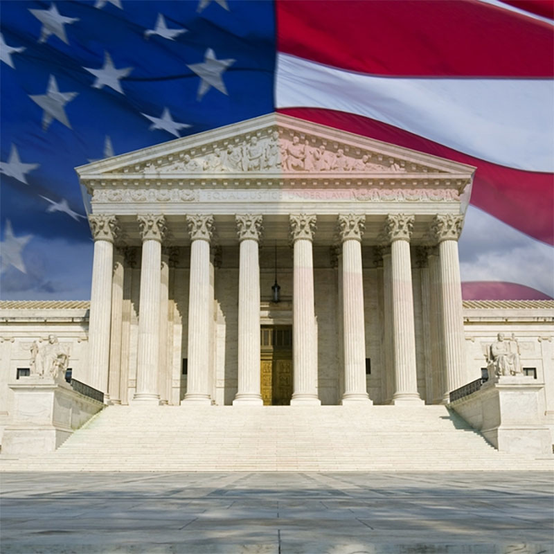 Supreme Court US Flag