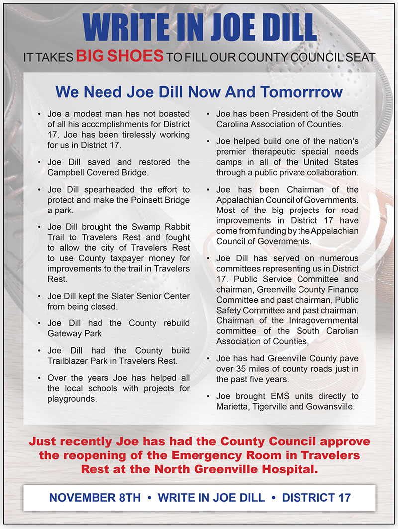 Write In Joe Dill 2022