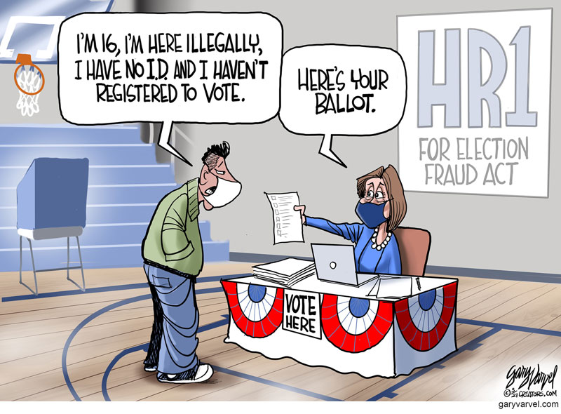 Gary Varvel Political Cartoon