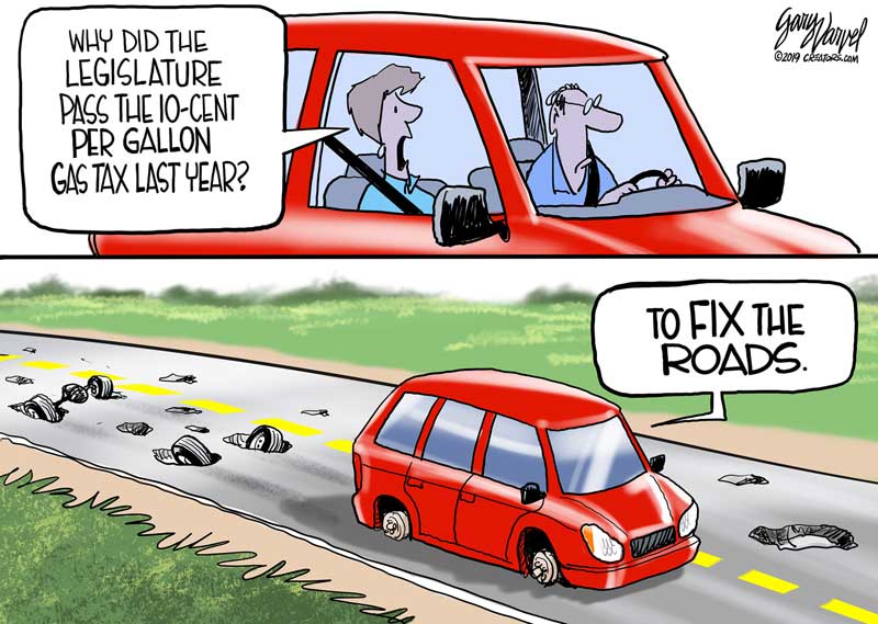 Gary Varvel Political Cartoon