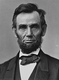 Abraham Lincoln 1860, Republican Presidential nominee.