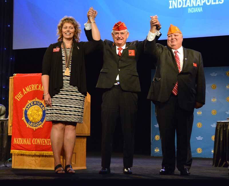 American Legion family elects 2019-20 leaders National Auxiliary President Nicole Clapp, National Legion Commander James 