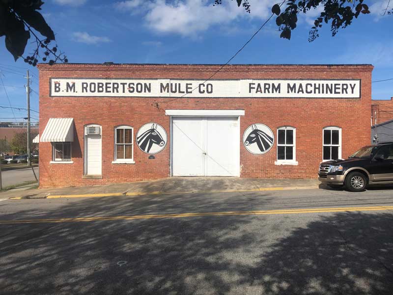 B. M. Robertson Mule Co. Clayton, NC, built in 1914.