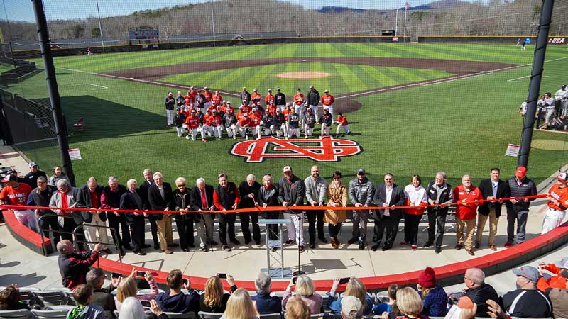 North Greenville University officially opened the George Bomar Family Stadium at Ashmore Park on its Tigerville Campus on Sat., Feb. 29.